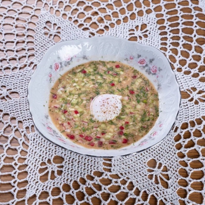 Окрошка на квасе
