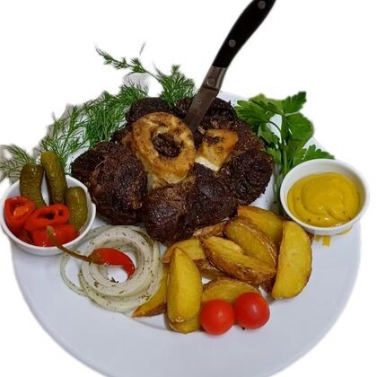 Рулька говяжья горячего копчения