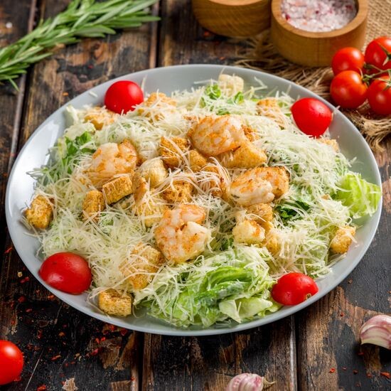 Цезарь с креветками