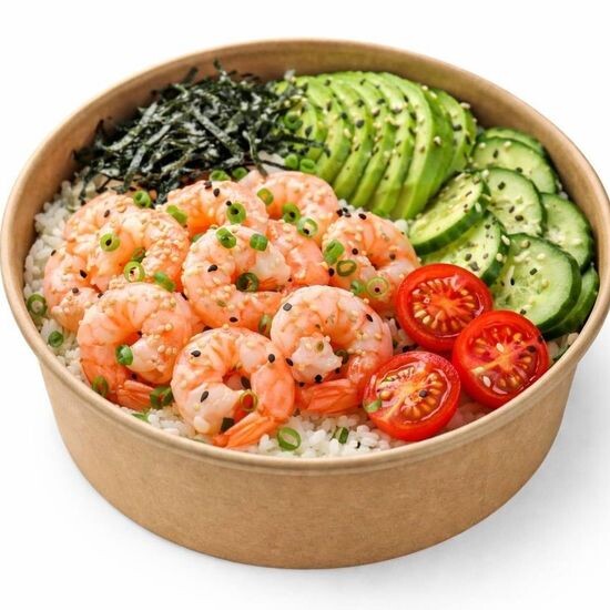 Поке с креветкой