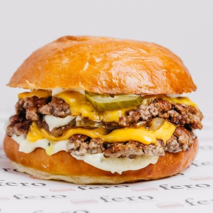 Двойной смэш-бургер с говядиной