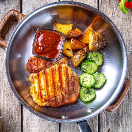 Стейк из свиной шеи