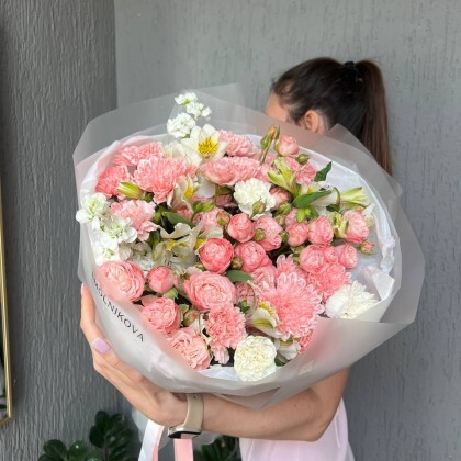 Большой сборный букет цветов 😍