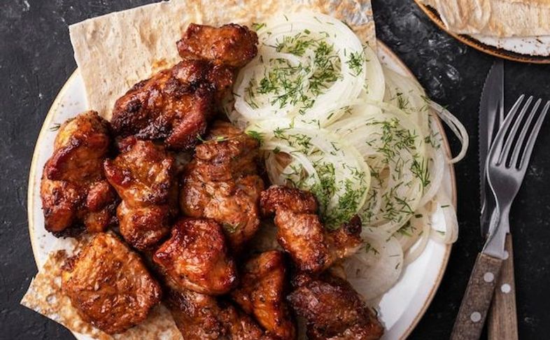 Шашлык куриный в тайском маринаде