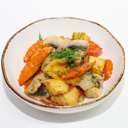 Жаркое с грибами