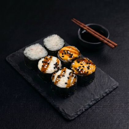 Запеченные маки со снежным крабом