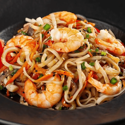 Вок с креветками/Shrimp Wok