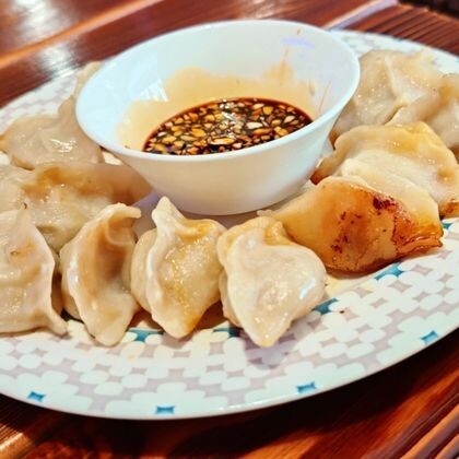 Жареные пельмени