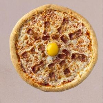 Пицца "Карбонара с яйцом" большая