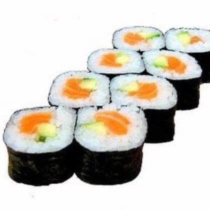 Роллы с лососем