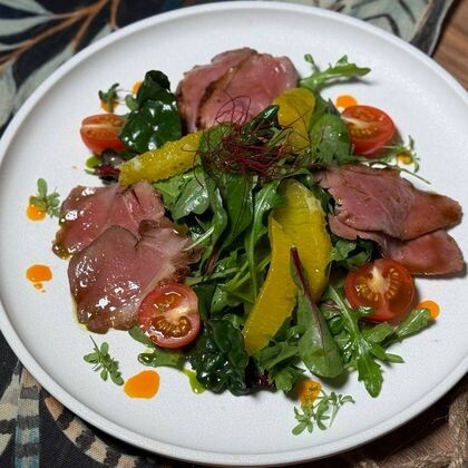 Салат «Утка и апельсин»