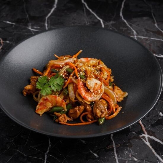 Удон с креветкой