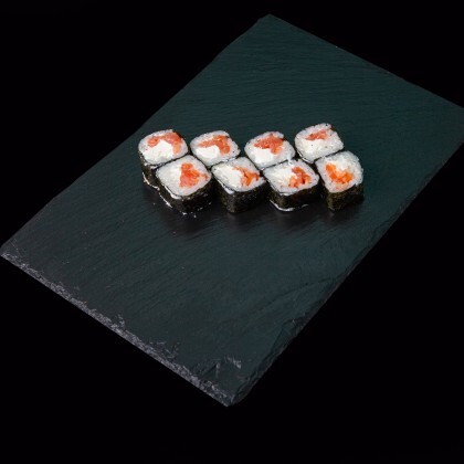 Сливочный мак с лососем