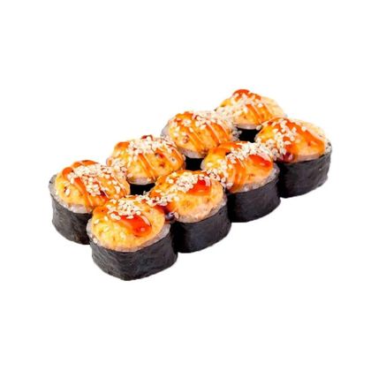 Запеченный ролл с мясом краба