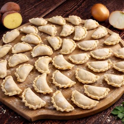 Вареники с картофелем  п/ф