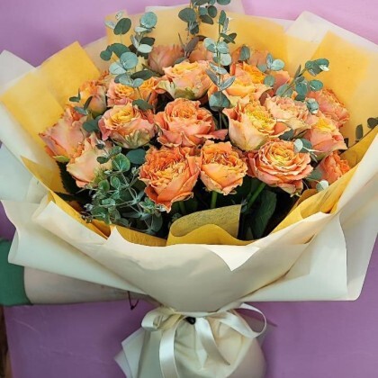 Букет роз "ЛУИЗА"-25шт