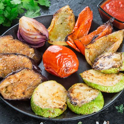 Овощи на мангале