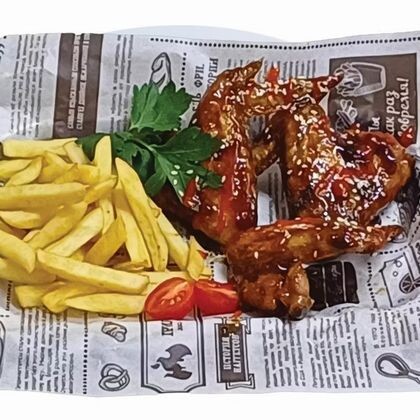 Крылышки в соусе острый «Чили+фри»