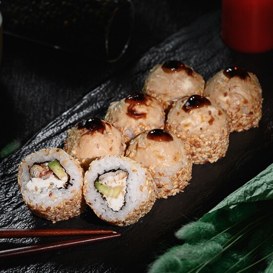 Ролл Самурай-хот с угрем