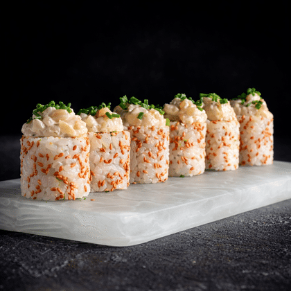 Ролл тар-тар Гребешок