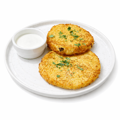 Драники со сметаной