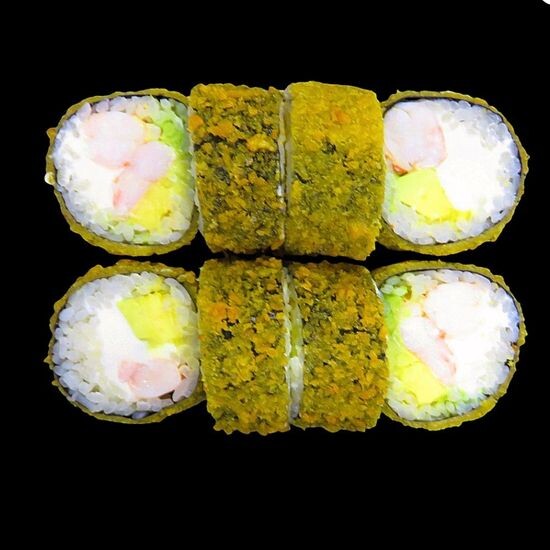 Жаренный ролл с креветками