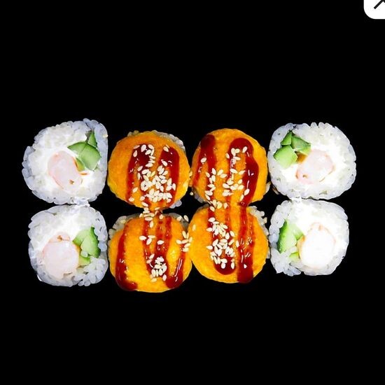 Ролл запечённый с креветками