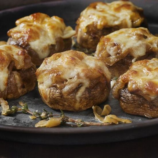 Шампиньоны с сыром