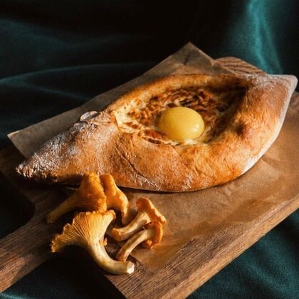 Хачапури с лисичками