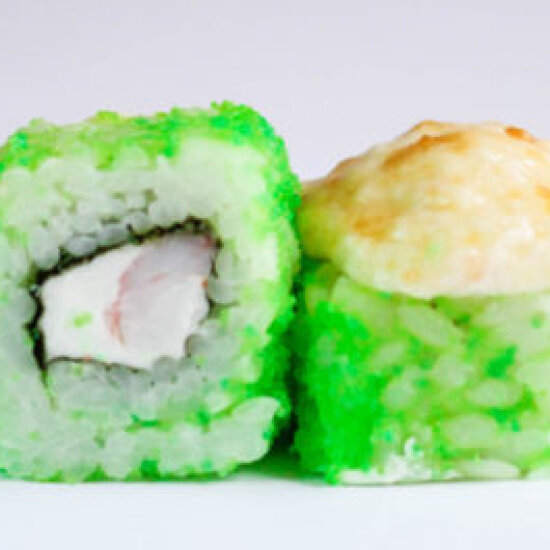 Запечённый с креветкой