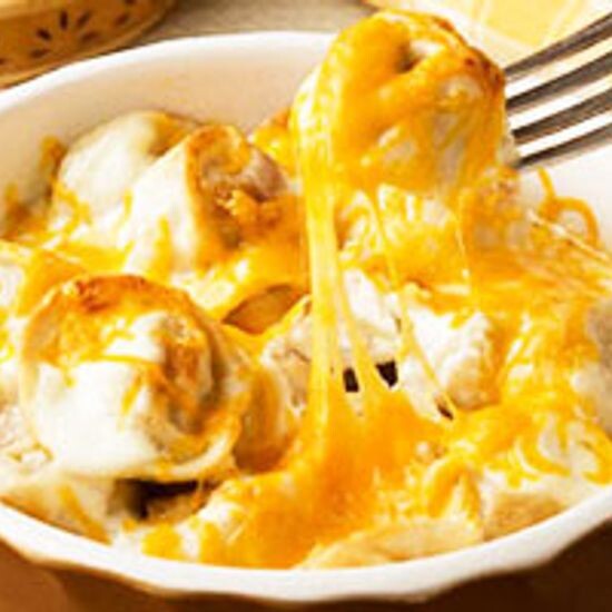 161 Пельмени запеченные под сыром и зеленью