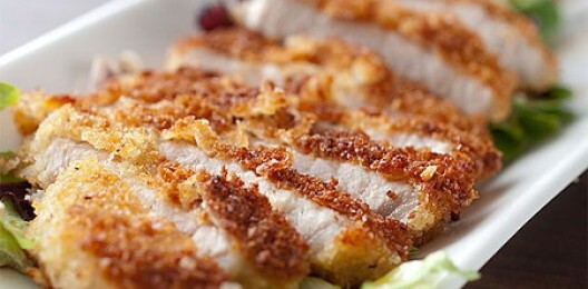 159 Отбивная из курицы с картофелем отварным