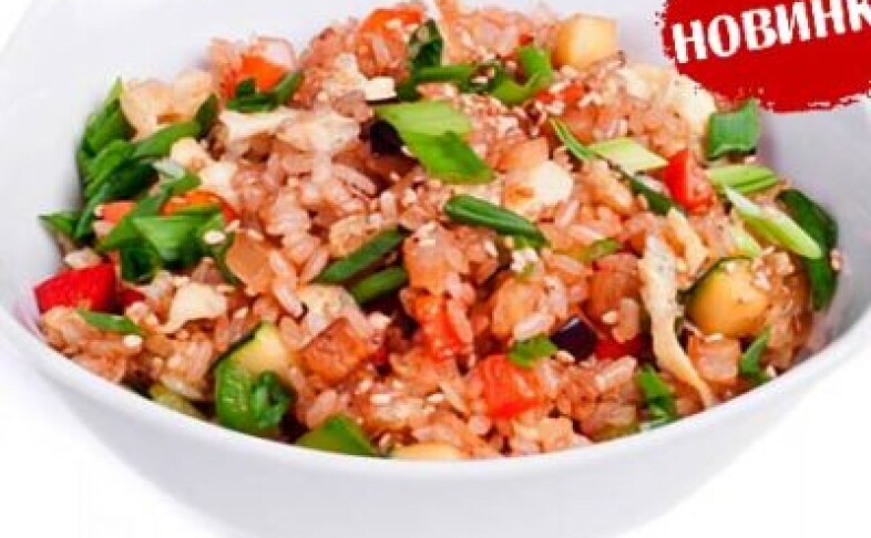 1442 Чахан с курицей с соусом Терияки