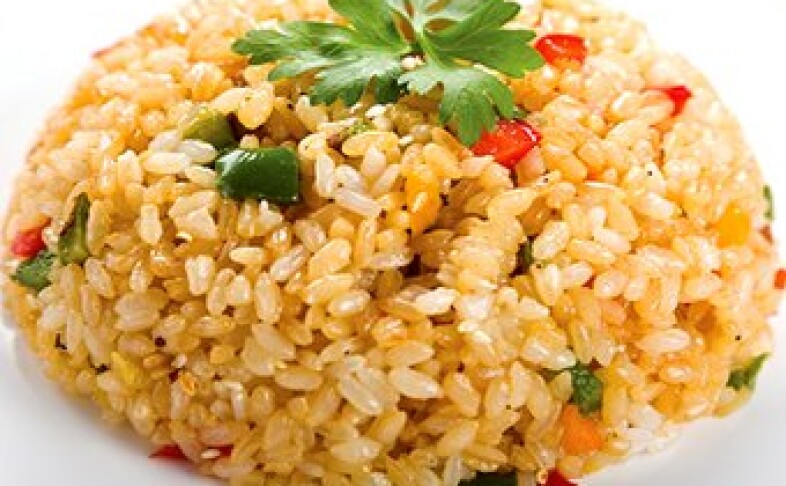 0862 Чахан с морепродуктами с соусом Терияки