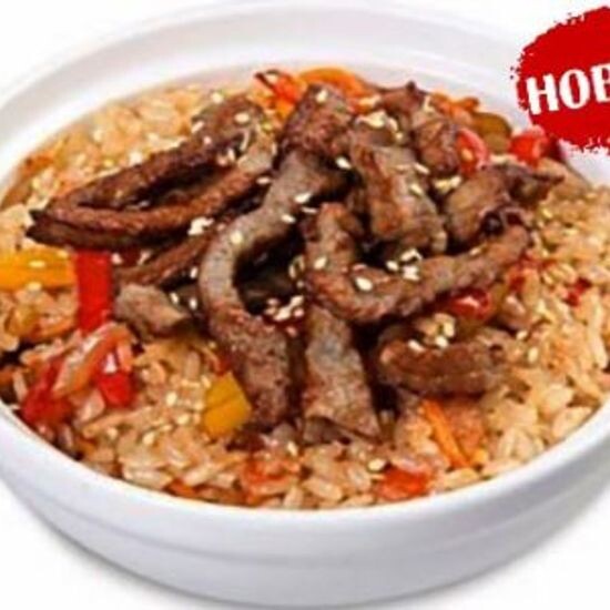 1433 Чахан с говядиной с соусом Чили