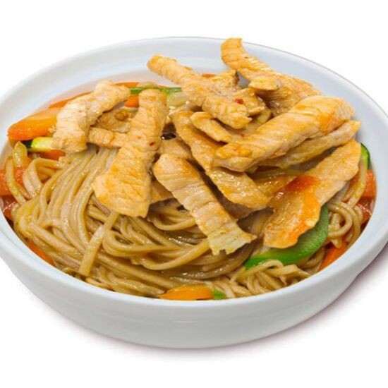 0894 Вок Сомен со свининой в Кисло-сладком соусе