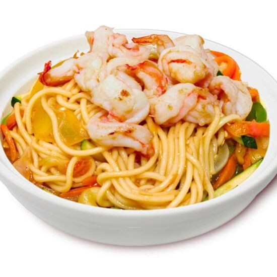 0903 Вок Сомен с креветкой в соусе Чили