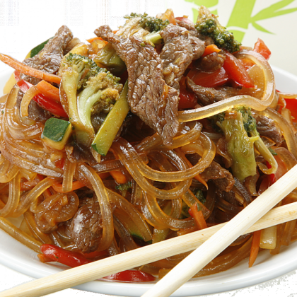 Рисовая Лапша со Свининой