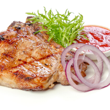 Стейк из свиной шеи