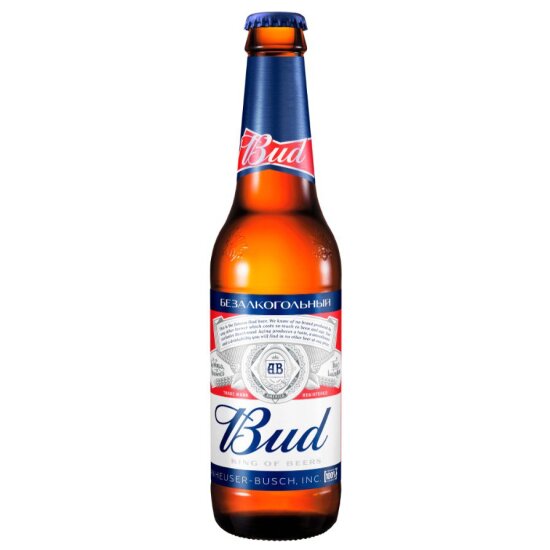 Пиво Бад б/а 0,33 Д