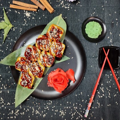 Ролл «Цезарь темпура»