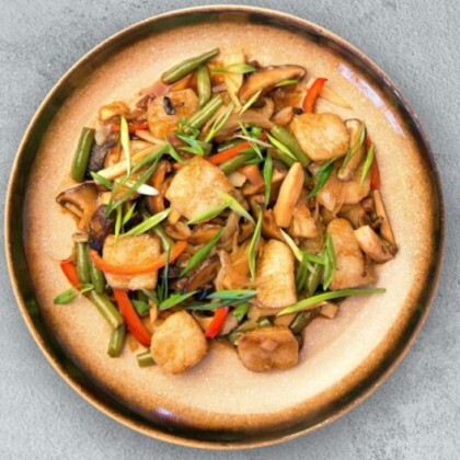 Палтус Стир фрай