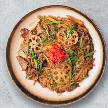 Рамен жареный со свининой