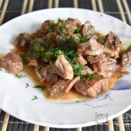 Поджарка из свинины