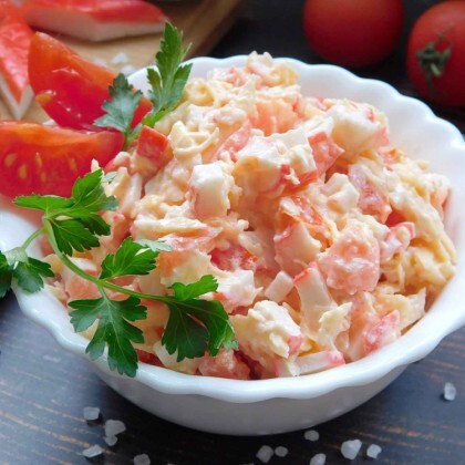 Салат Острый краб
