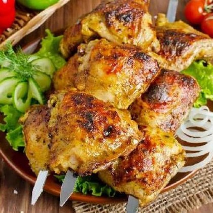 Шашлык из куриного бедра