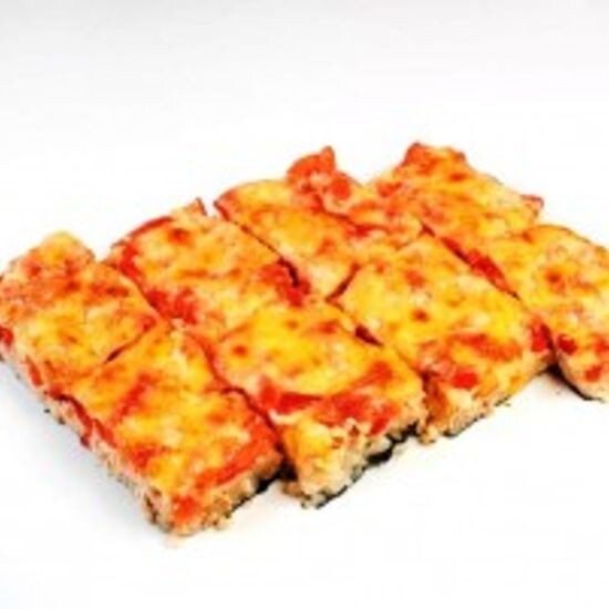 Суши пицца с курочкой и томатами