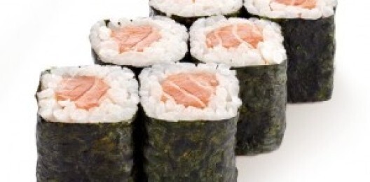 Мини ролл с лососем