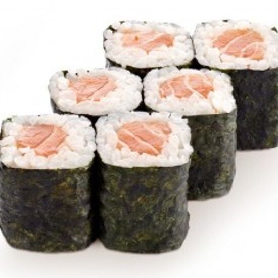 Мини ролл с лососем