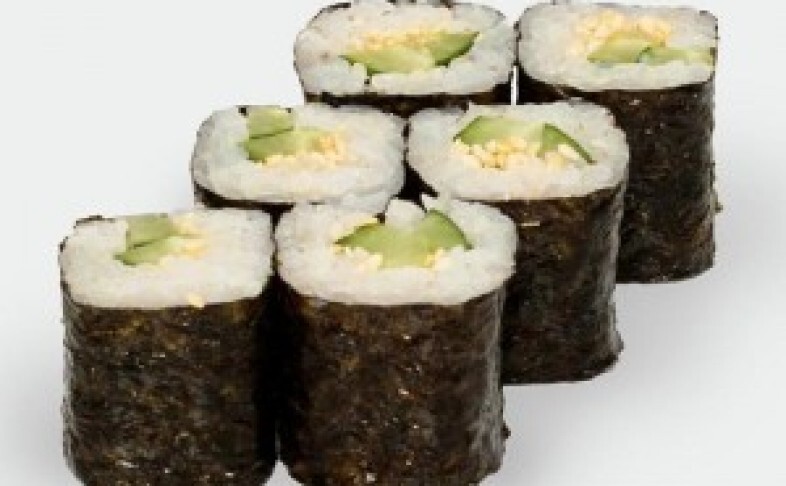 Мини ролл с огурцом